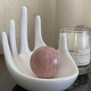 ローズクォーツ　スフィア